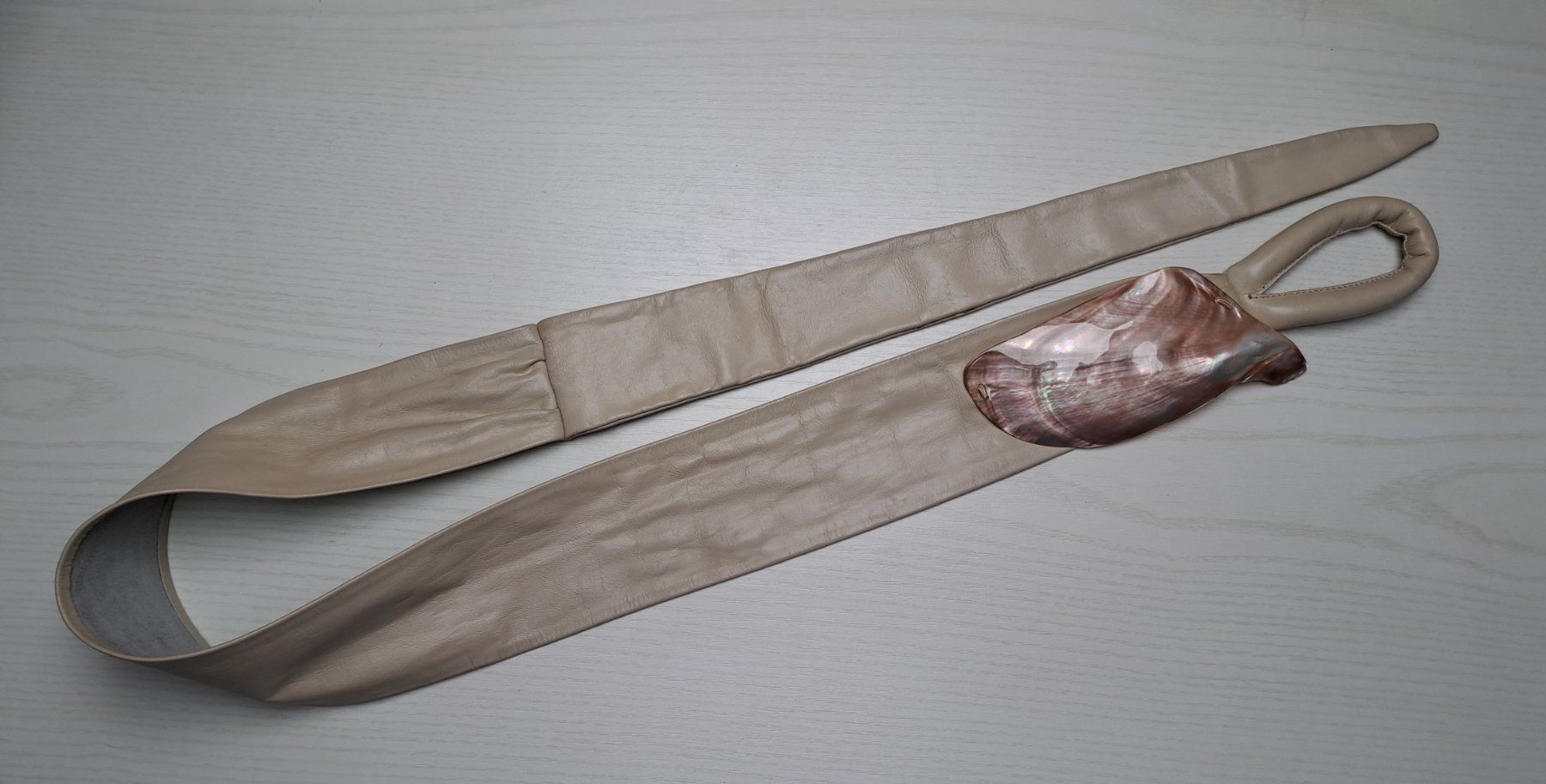 Cinture: Ledergürtel mit Muschelverschluss – Usato da Reutigen venduto da IrisFashion 2