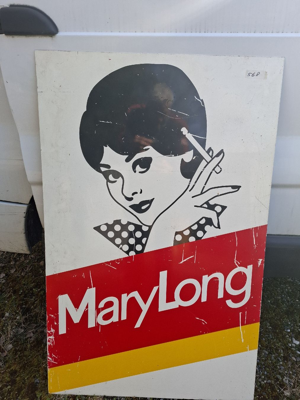 Insegne: Marylong Zigaretten Blechschild 70 x 110 cm – Usato da Schöftland venduto da Moparrt69