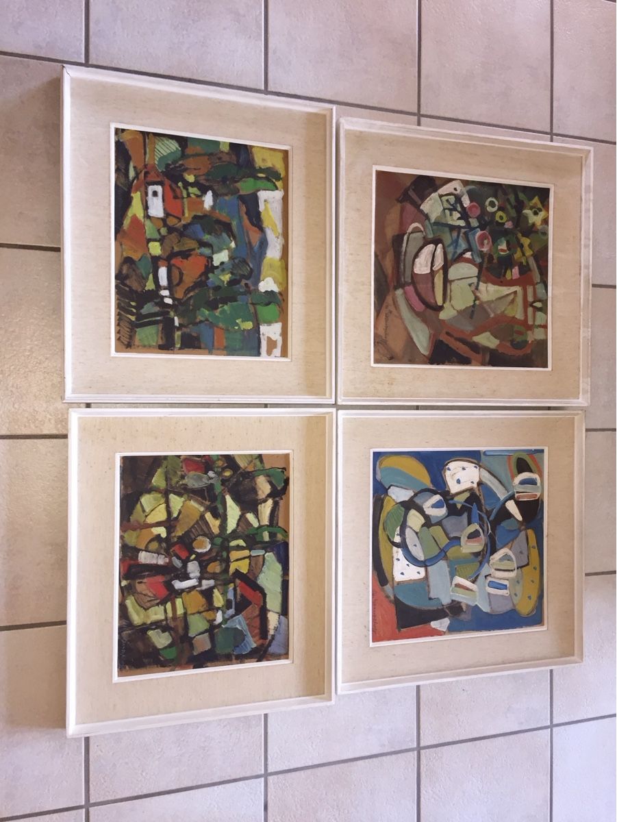 Dipinti: 4 Gemälde von Marie Stantscheff-Becker – Usato da Neerach venduto da Lowland_trading_79