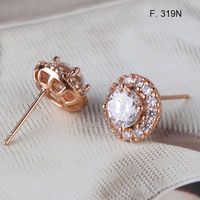 Ohrstecker Roségold Zirkonia neu
