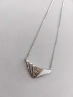 Schönes Silber-Collier 925 mit Flügel-Anhänger 42cm