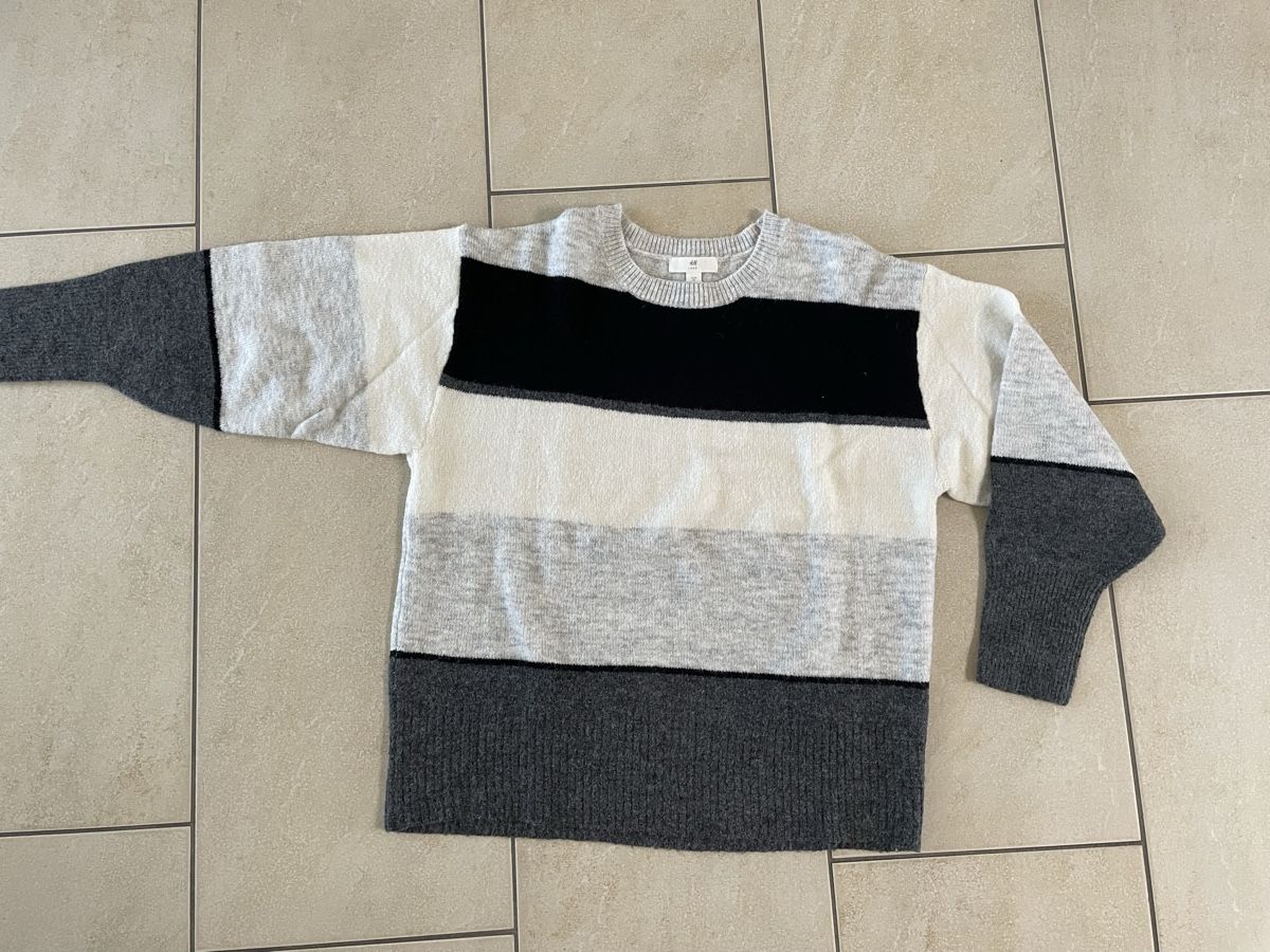 H&M Pullover & Sweatshirts: H&M gestreifter Pullover Gr. M kuschelig warm – Gebraucht aus Kaltbrunn von pooc1975