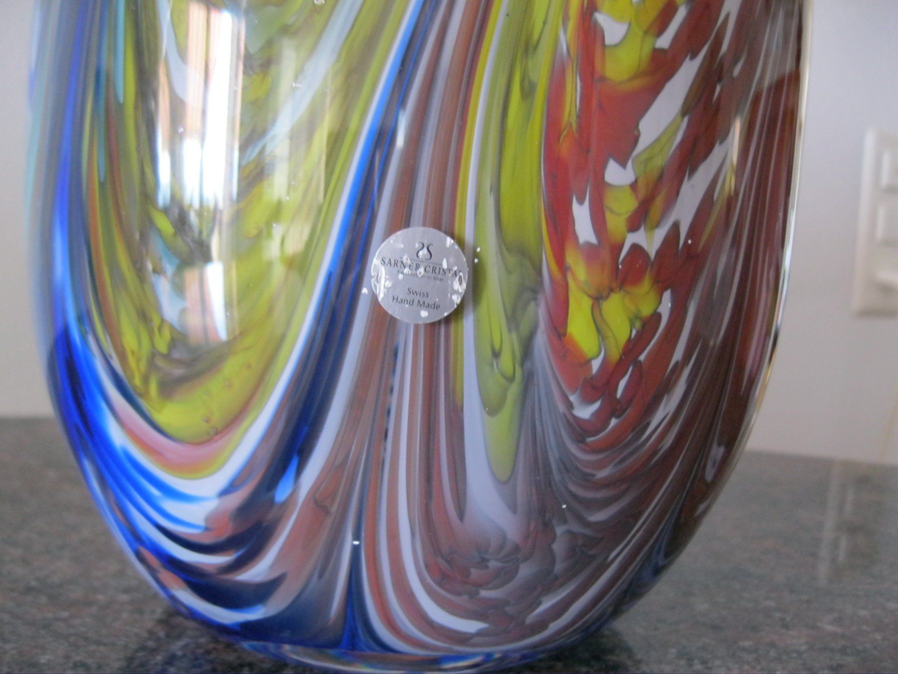 Vasi & Recipienti: GROSSE  GLAS SARNER  CHRISTE  VASE – Usato da Männedorf venduto da Andreas2002 2