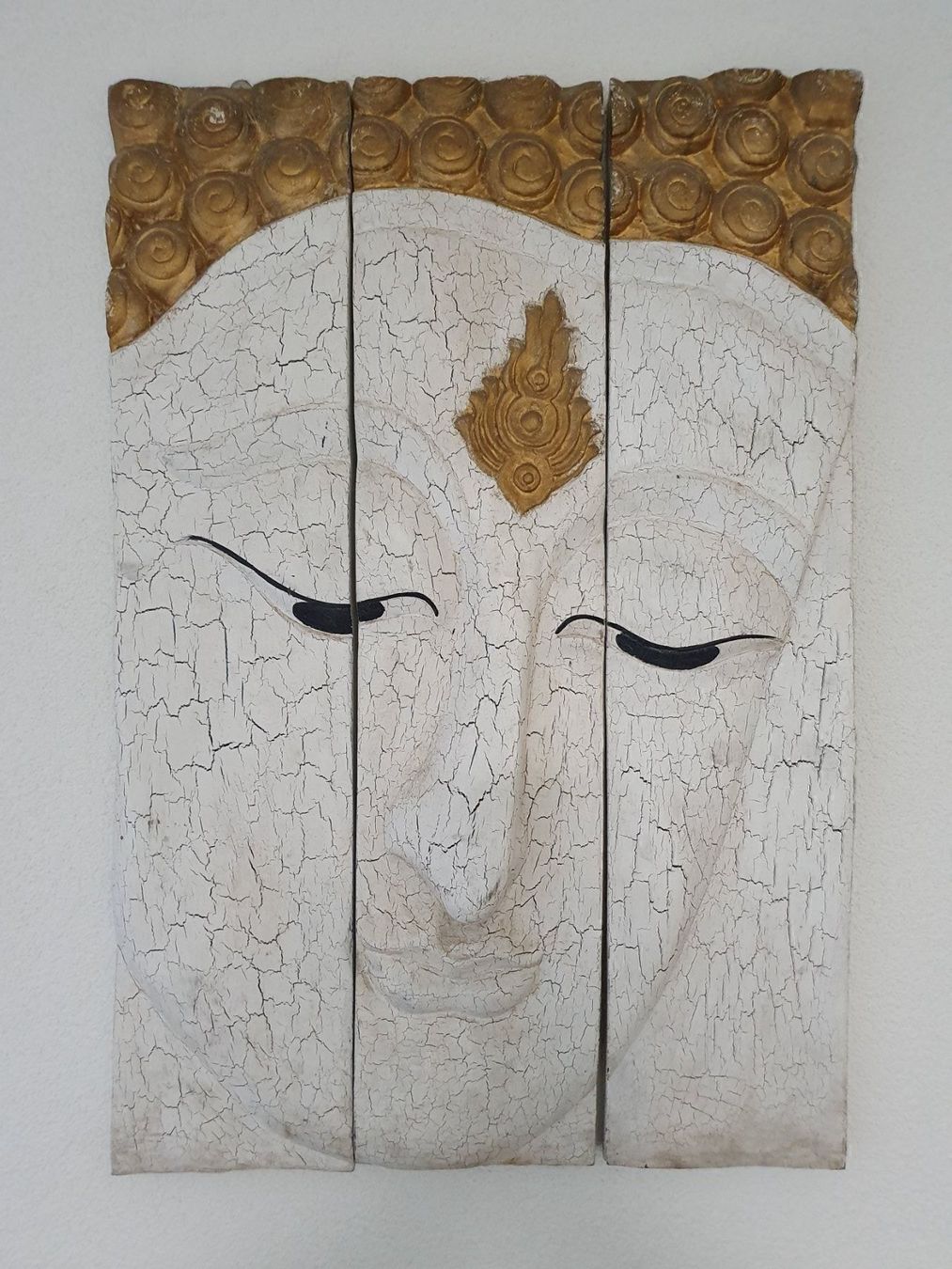 Sculture & Statue: Buddha Bild Holz 76 cm x 51 cm – Usato da Lachen SZ venduto da LinDiscount