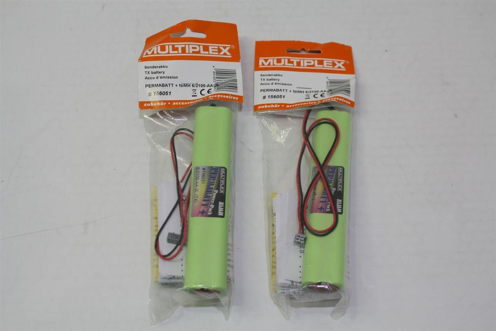 2x MULTIPLEX Senderakku (4730) | Kaufen auf Ricardo