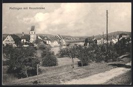 Mellingen, Teilansicht mit Reussbrücke