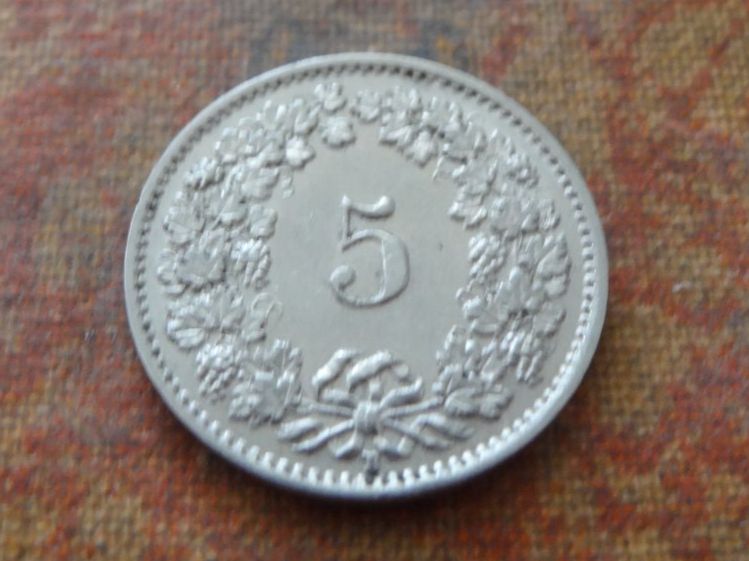 Tutti le monete: 5 Rp. 1932 – Usato da Romanel-sur-Lausanne venduto da Swift13 1