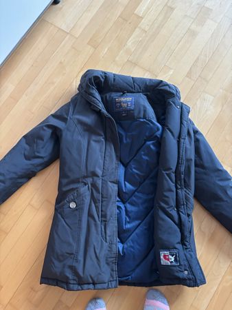 Winterjacke von Woolrich, Grösse M, Dunkelblau