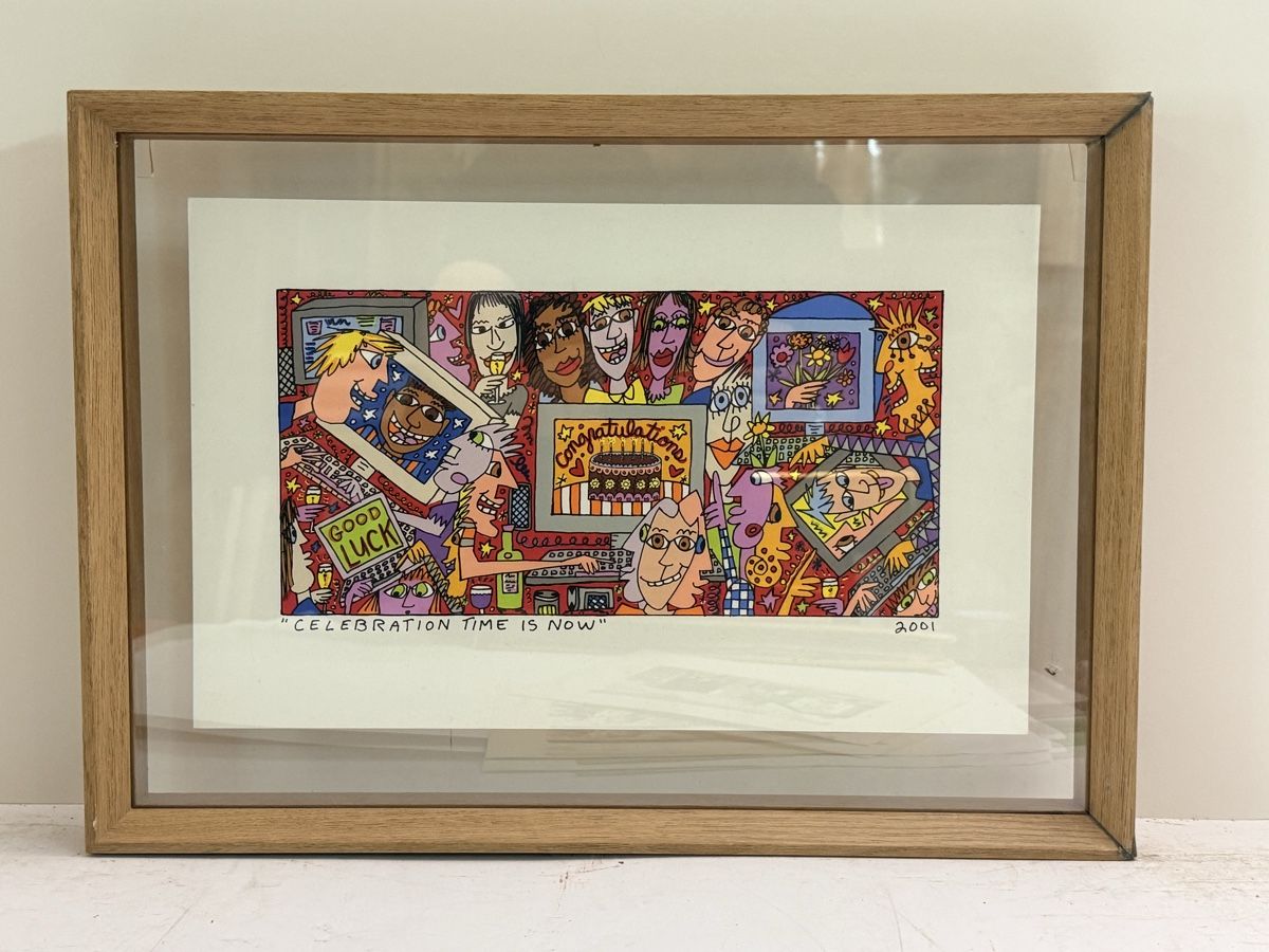 Arts picturaux & lithographies: James Rizzi - Farblithographie – D'occasion à Solothurn par NUVICO
