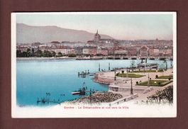 GENEVE - Vue partielle avec le débarcadère