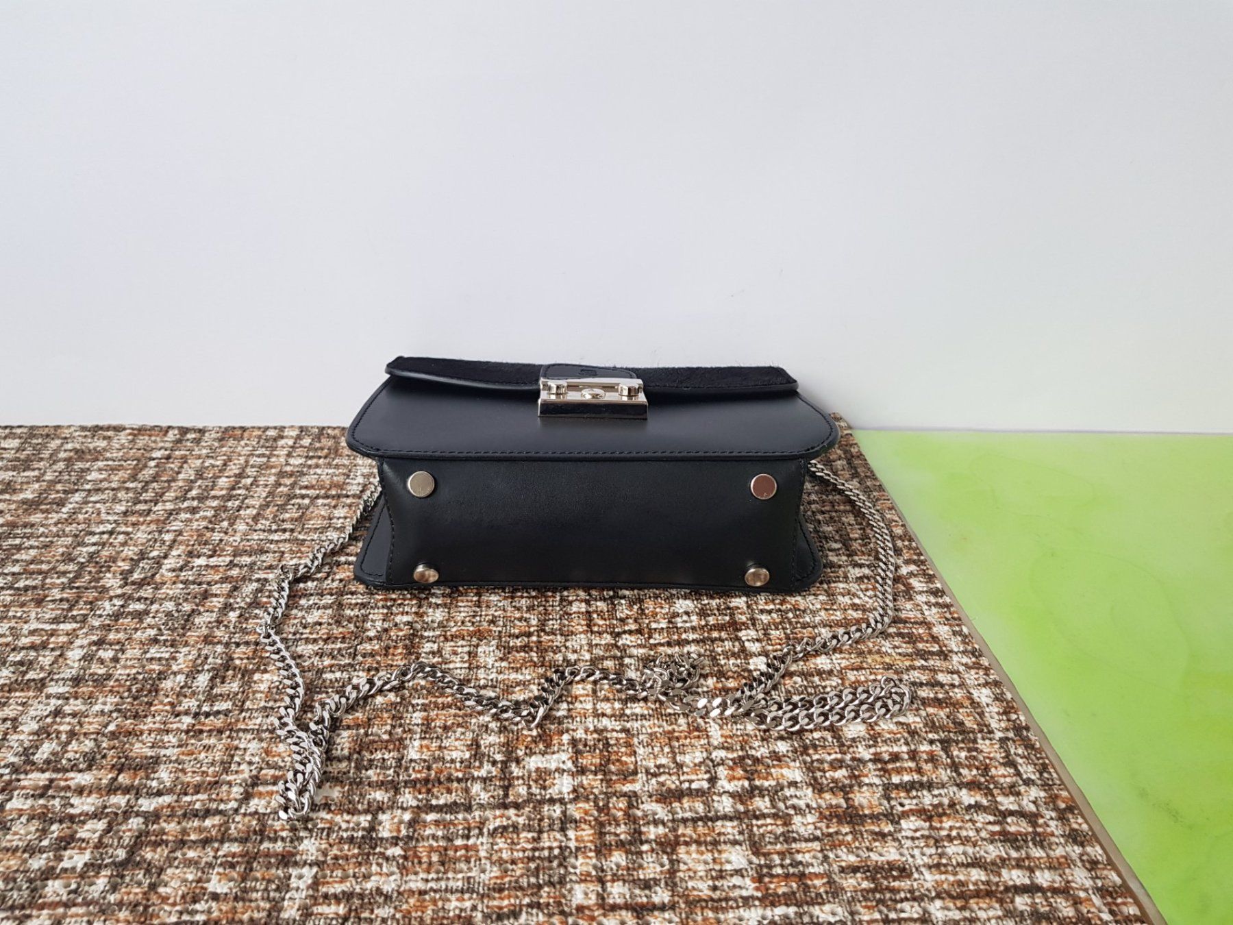Navyboot Borse da donna: Navyboot Leder Umhängetasche Schwarz – Usato da Basel venduto da Birs868 4