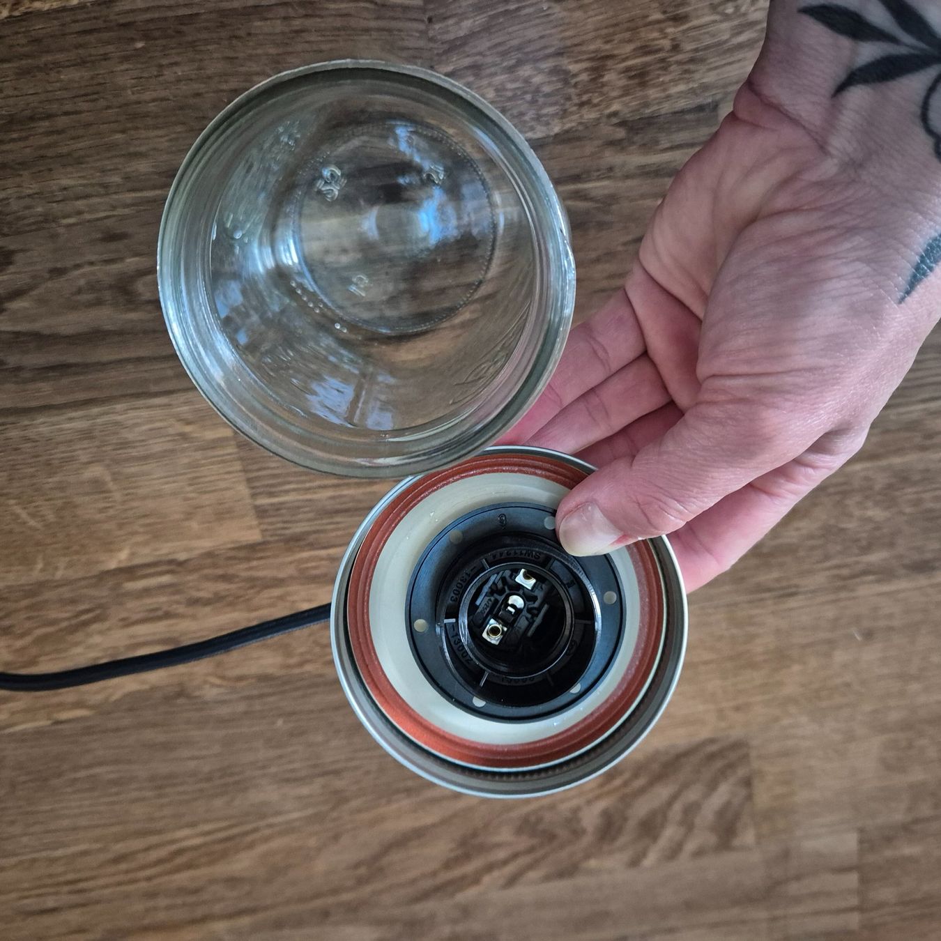 Lampade: Mason Jar lamp – Usato da Zürich venduto da monadiederich 3