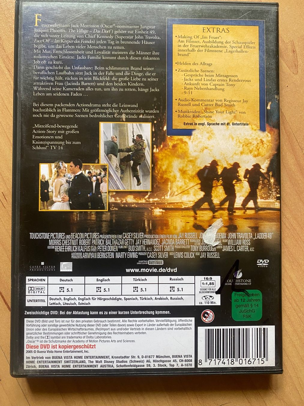 Tutti i DVDs: Im Feuer – Usato da Riemenstalden venduto da engels_z 1
