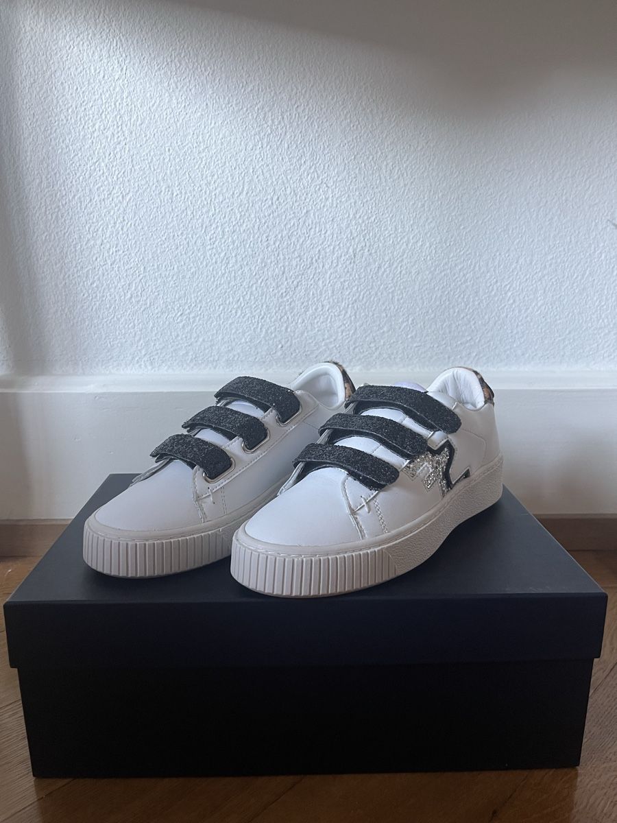 Damenschuhe: Baskets Serafini Madison léopard blanc – Neu und originalverpackt aus Lausanne von mprevst 2