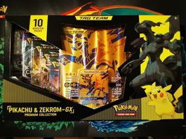 Pokemon Tag Team Premium Collection Pikachu & Zekrom GX NEU
