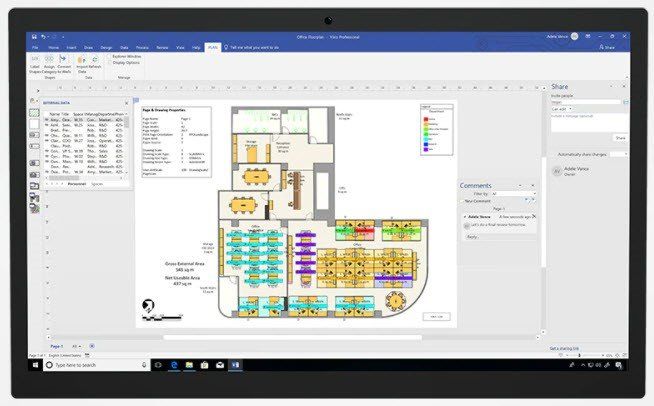 Microsoft Software: Microsoft Visio 2021 LTSC Professional 1PC Lifetime – Usato da Langenthal venduto da Reda 1