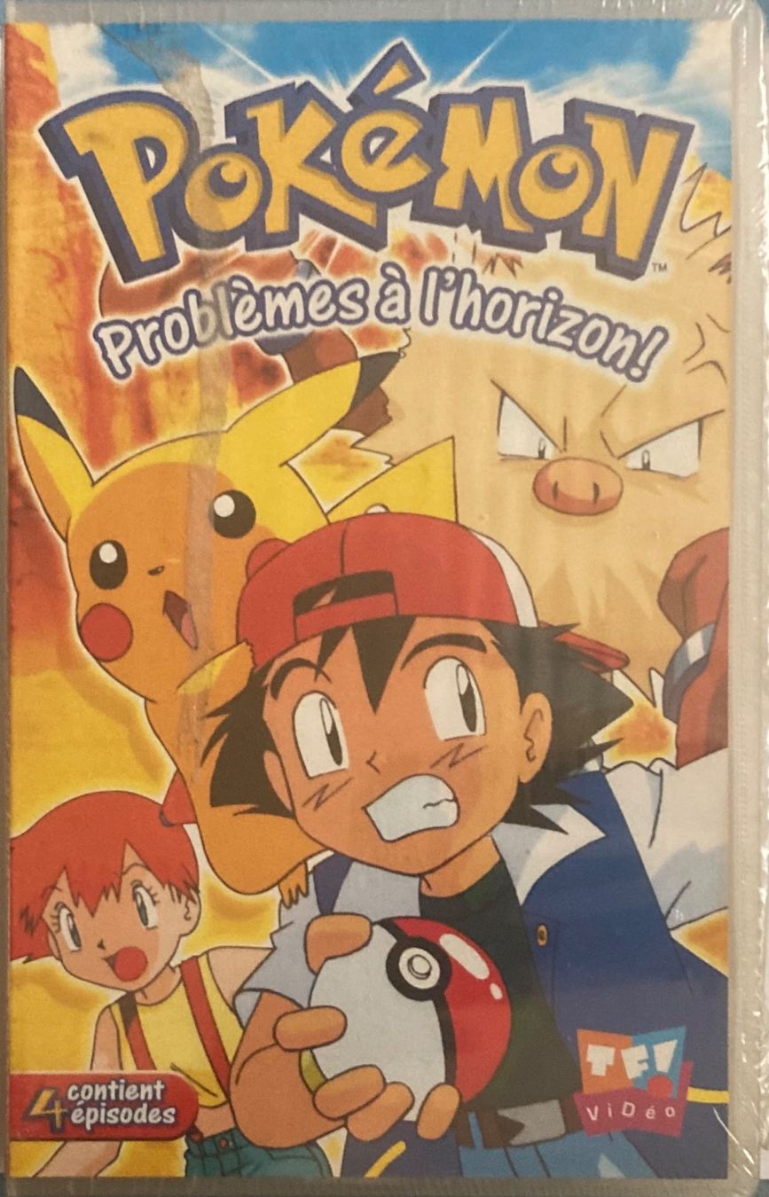 Tutti i VHS: POKÉMON (PROBLÈMES À L'HORIZON!) – Nuovo e nell'imballaggio originale da Poliez-Pittet venduto da Newtown-Records