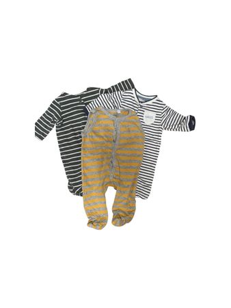 Baby 3er Set Strampler Grösse 53-56