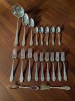 Silberbesteck Set 19 teilig, antik Vintage