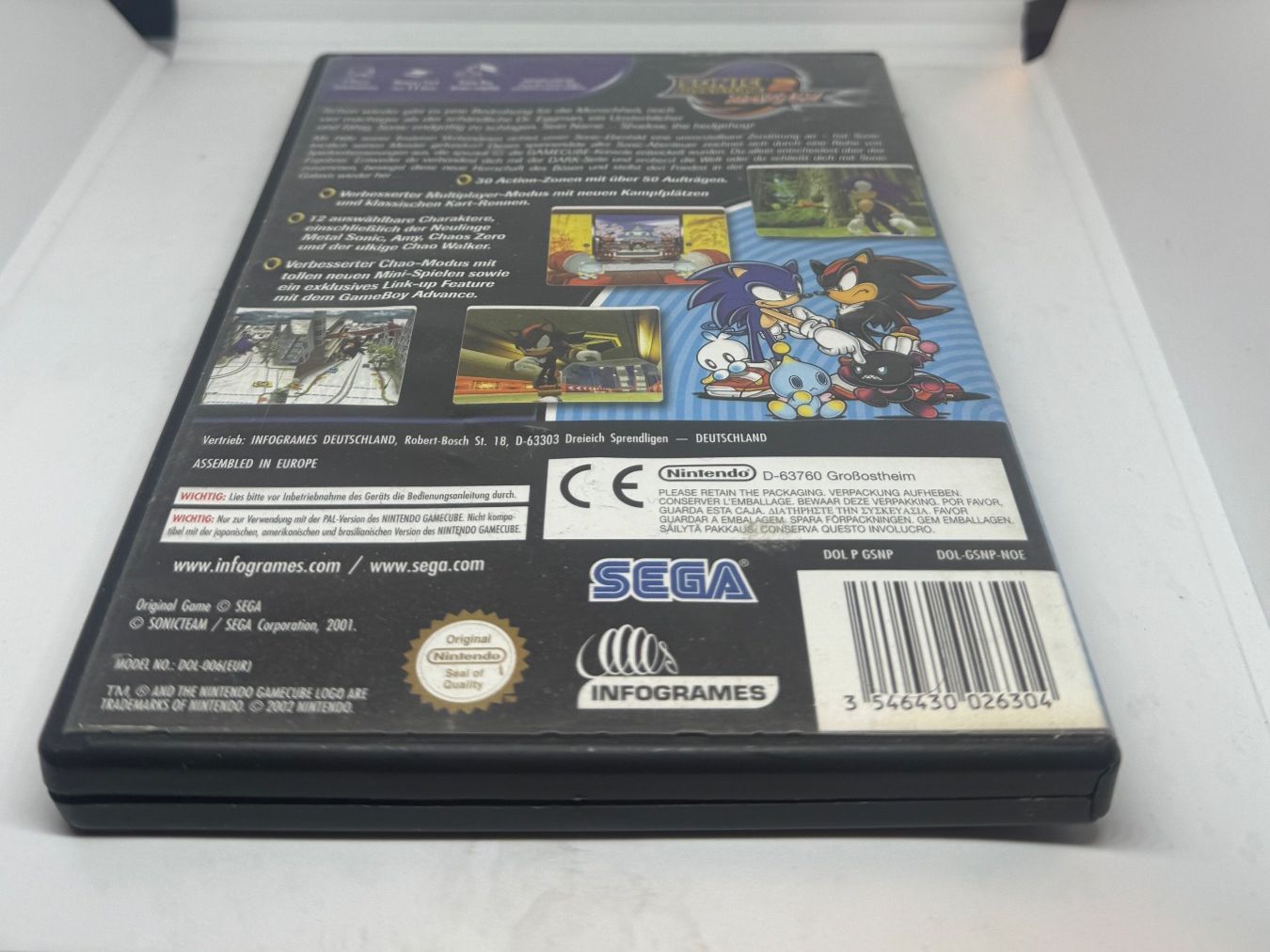 Nintendo Giochi: Sonic Adventure 2 Battle GameCube – Usato da Dietlikon venduto da NESFEVER 2