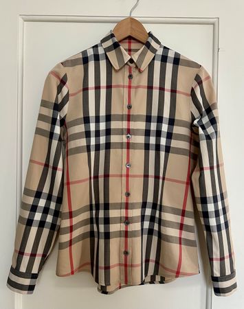 Burberry Brit Beige Nova Check Button Front Shirt