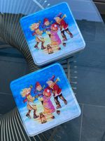 2er Set Blechdosen mit Wintermotiv, wie neu!