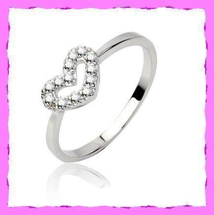 Anelli: Bezaubernder Herz Ring mit Zirkonia – Nuovo e nell'imballaggio originale da Oberglatt ZH venduto da Diamond-Girl 2