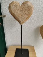 Holzherz auf Ständer Höhe ca. 50 cm