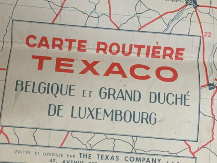 Cartine & Atlanti: Belgio e Lussemburgo - "Texaco" – Usato da Sorengo venduto da 74in 2