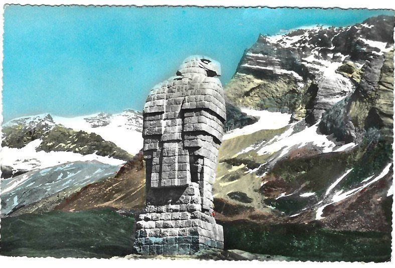 Ansichtskarten: AK Simplon Adler Denkmal, 1961 – Gebraucht aus Rheinfelden von wil_m7gh