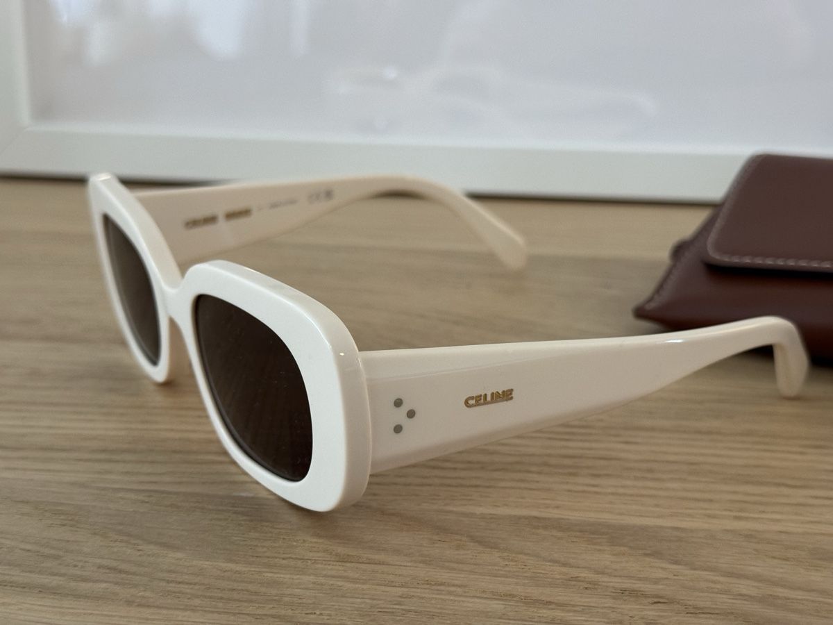 Celine Lunettes & Verres: Celine Sonnenbrille Rectangular Cremeweiss – Neuf (Voir description) à Kloten par BLarsonneur 2
