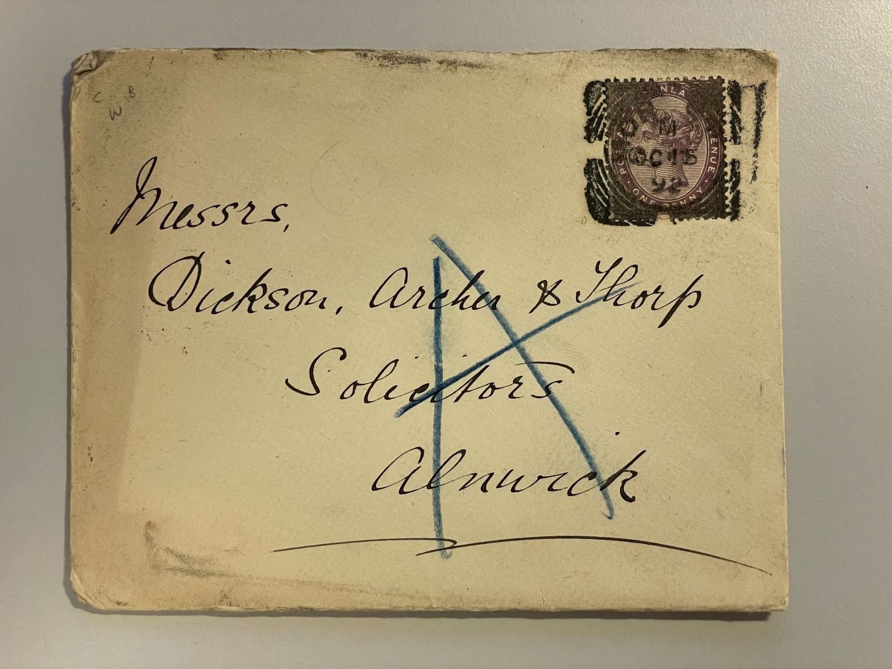 Tutti i francobolli: 1892 1d LILAC Stamp Herbert Bolt Morpeth Circular Square – Usato da Küssnacht am Rigi venduto da POSTOMASTER