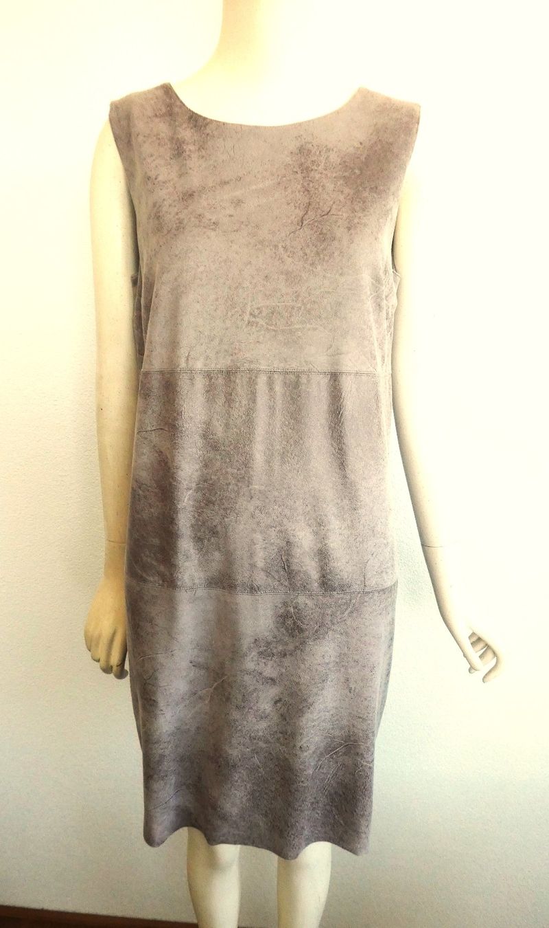 Vestiti: Charles Vögele Kleid Etui Kleid feine Wildlederoptik,40 – Usato da Berneck venduto da chouchou1415