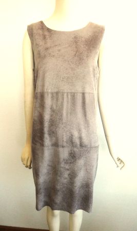 Charles Vögele Kleid Etui Kleid feine Wildlederoptik,40