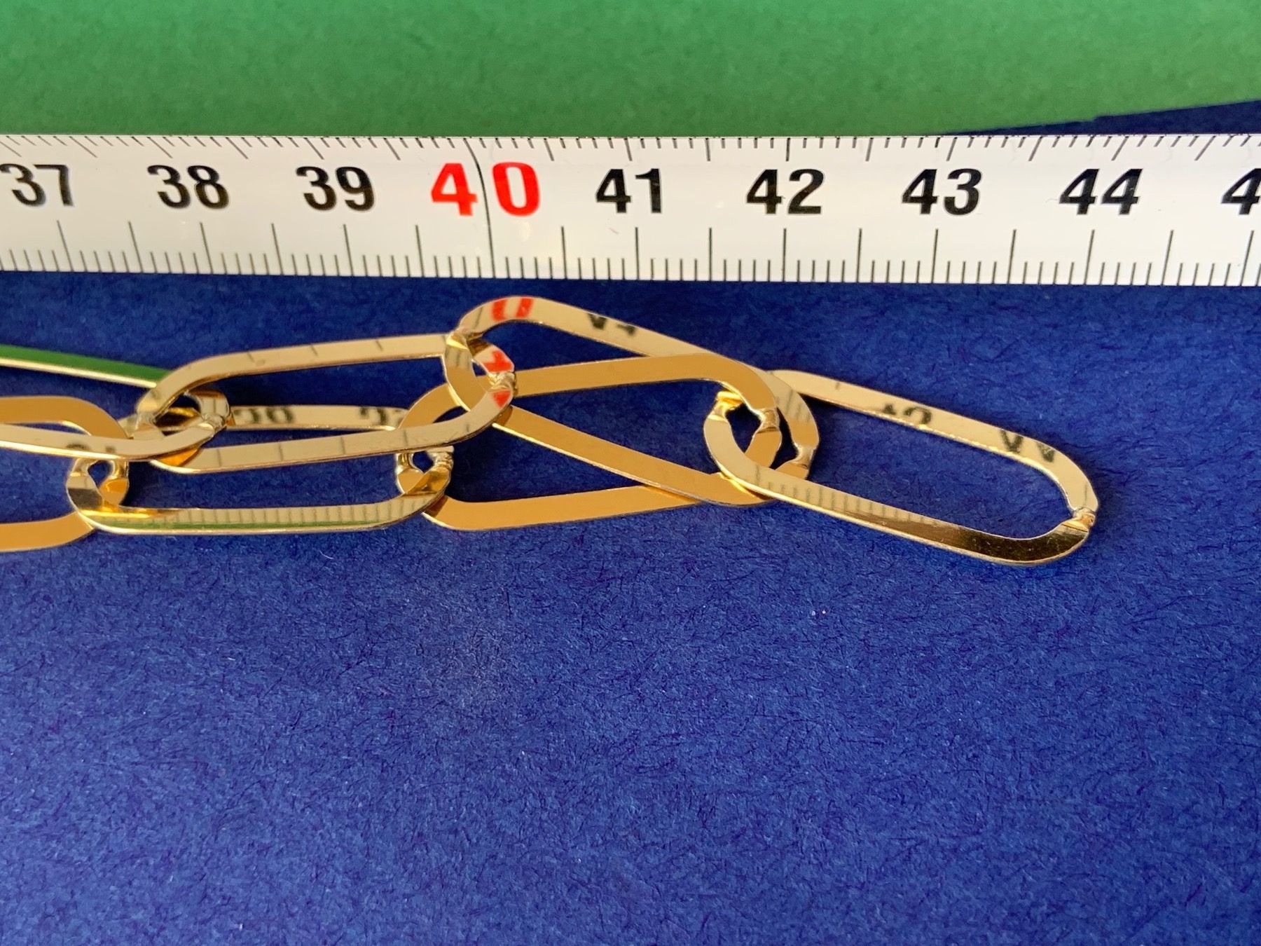 Catenine: Sterling Flache Elemente vergoldet (88cm) – Nuovo (secondo la descrizione) da Laufen venduto da Bellebellezza 4