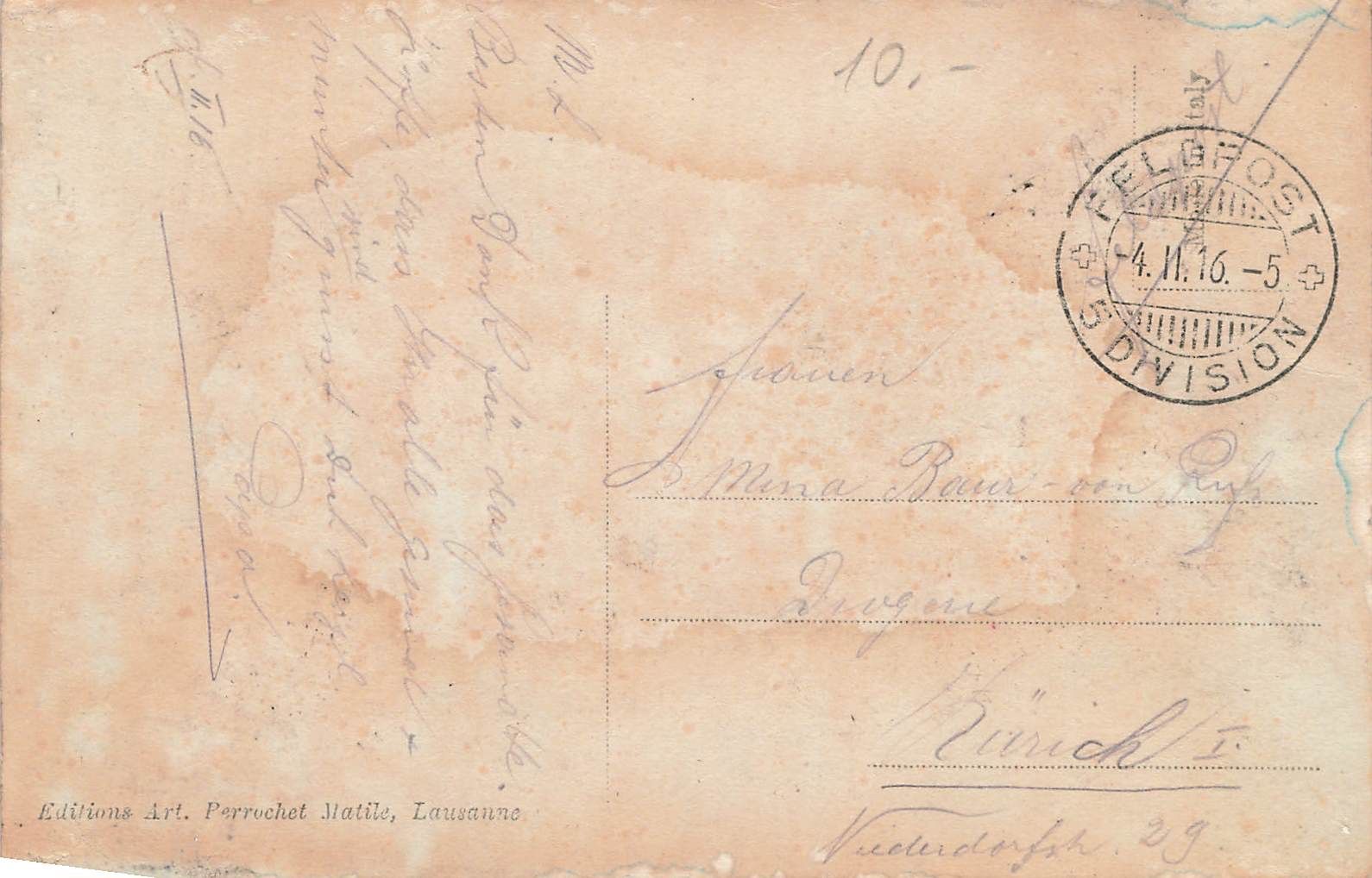 Cartoline postali: Bellinzona castello svitto – Usato da Biasca venduto da Blenio71 1