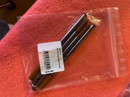 4x Caran d' Ache Rollerpatrone Fein Schwartz 8228.009
