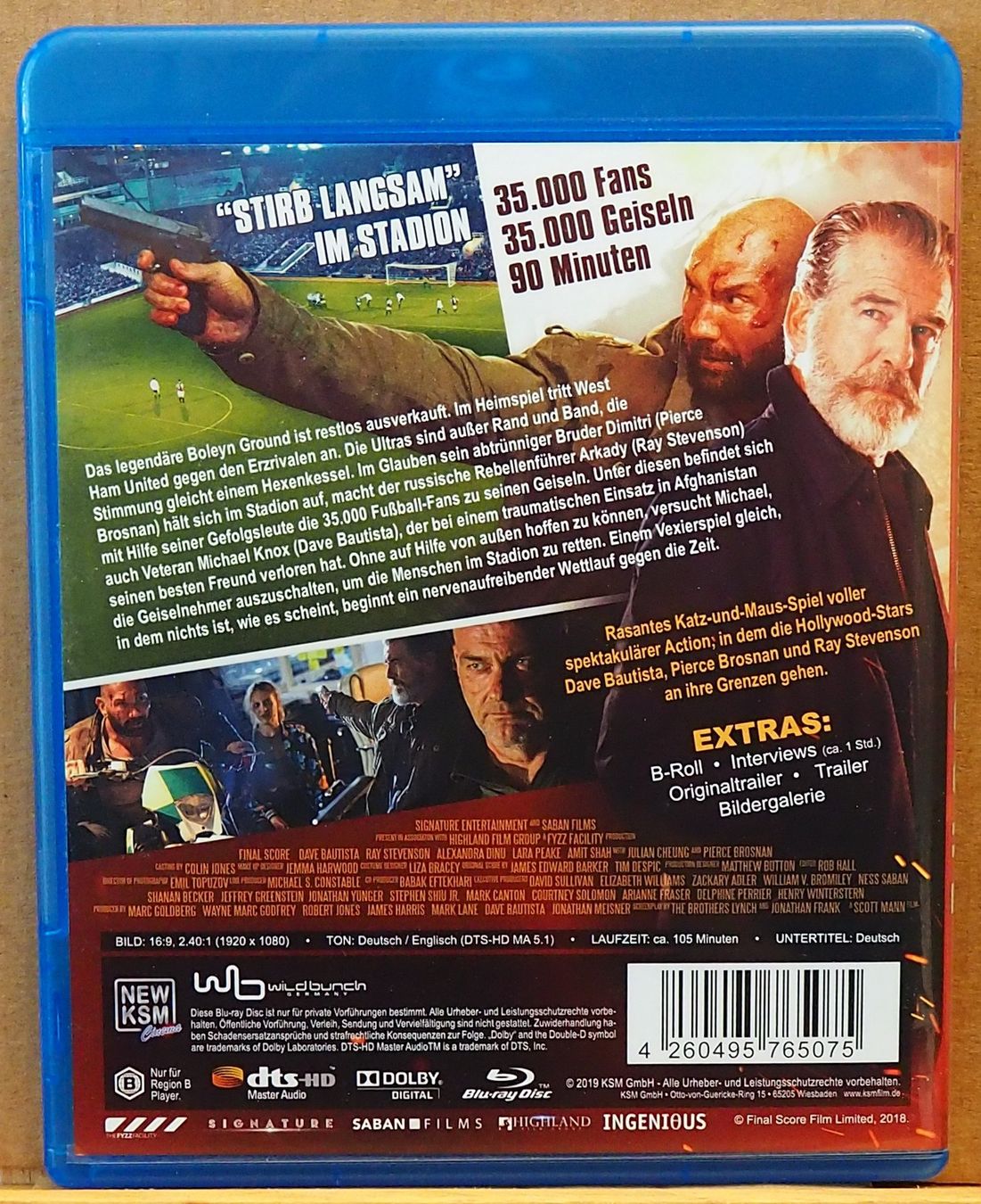 Tutti i DVDs: Final Score / Pierce Brosnan – Usato da Chur venduto da dluli 1