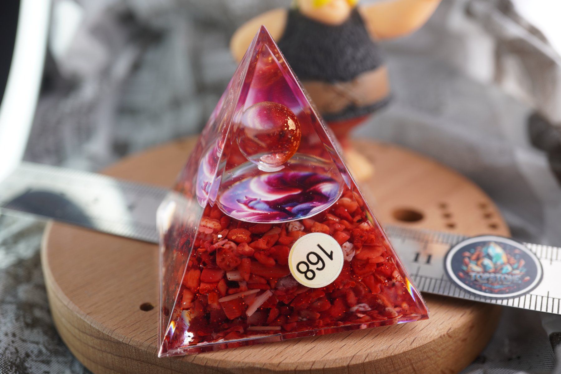 Mineralien & Heilsteine: Orgonit Pyramide Roter Fuchs   Ab 1.-  Rausverkauf – Neu und originalverpackt aus Eschenbach SG von topstone
