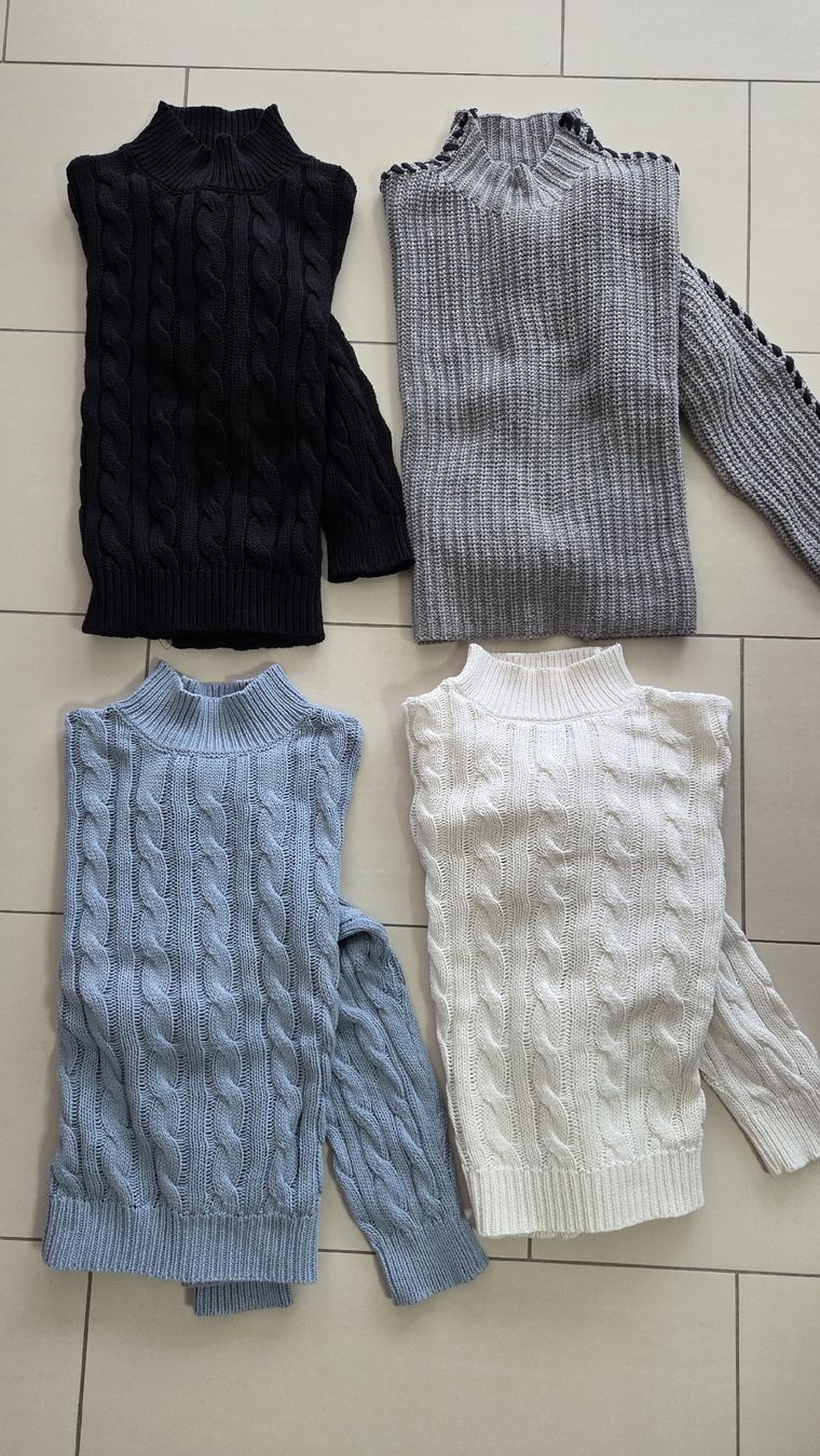 Kleiderpakete: Pulls col roulé lot 4 – Gebraucht aus Le Pâquier-Montbarry von Gruyere77