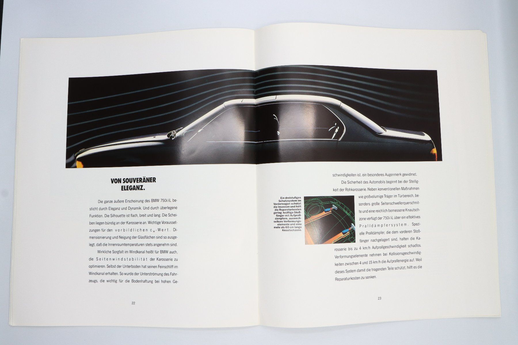 BMW Documenti: BMW 750i / 750iL 1990 Prospekt – Usato da Bühl b.Aarberg venduto da Collectorpassions 6