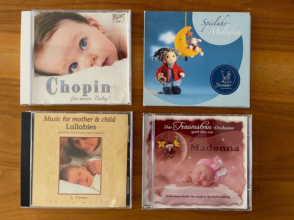 4 CD‘s für Baby‘s (Gebraucht) in Oberentfelden für CHF 5 – mit ...