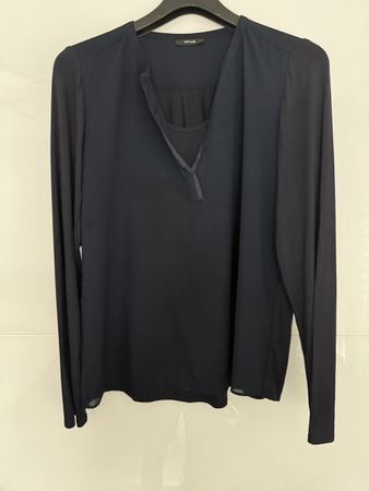 Opus Bluse aus Polyester in dunkelblau