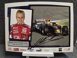 Original Signiert vom Heikki Kovalainen GP2 Serie 2005