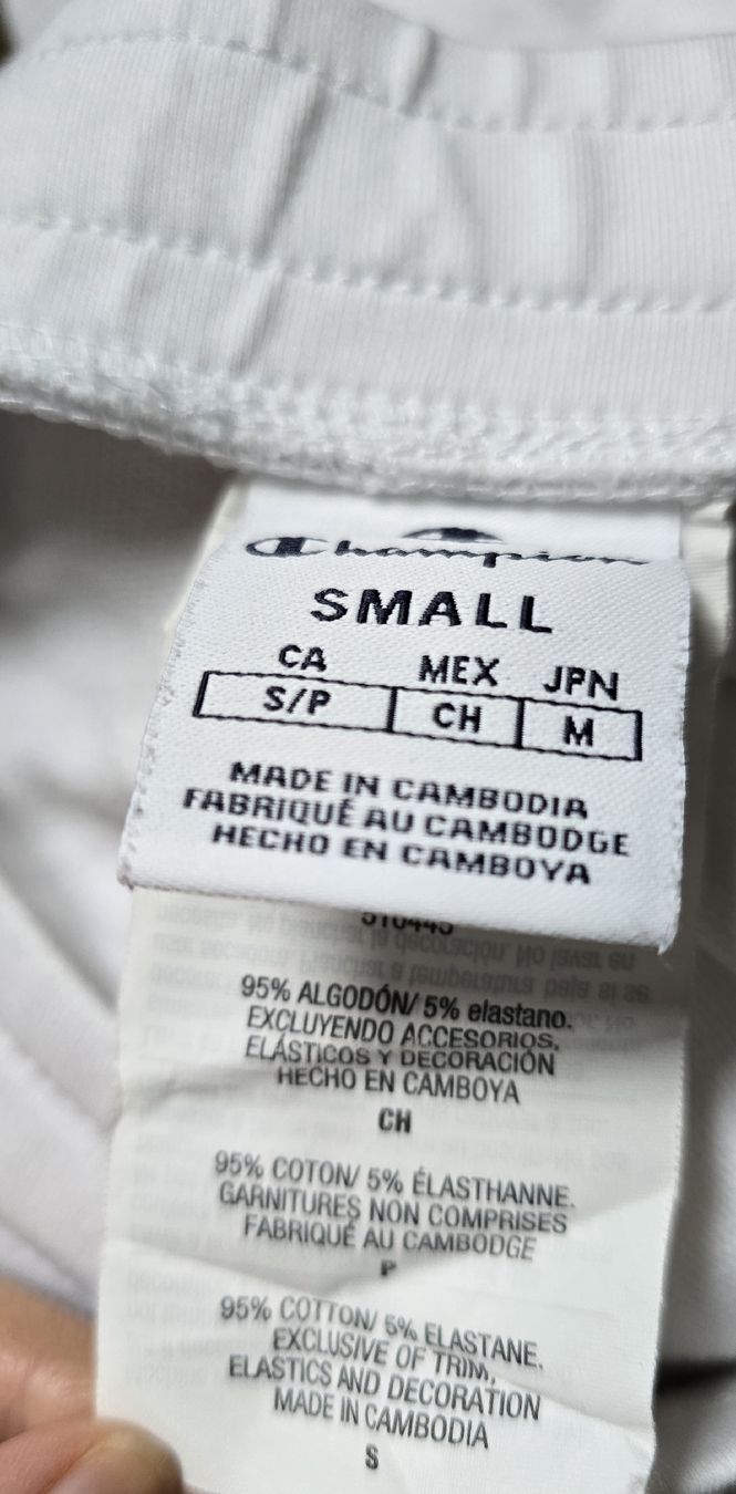 Champion Pantaloni: Weisse Champion Gr.S – Usato da Oberbipp venduto da Meaw13 2