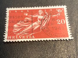 100 Jahre Schweiz Helevetia- ZNr. 283 - Vollstempel Zürich