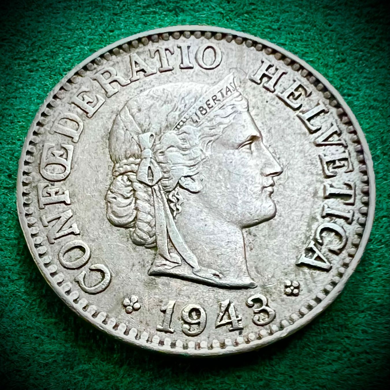 Tutti le monete: 10 Rappen 1943 – Usato da Gossau SG venduto da NUMOPOL