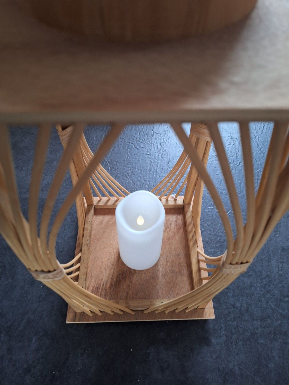 Laternen: Laterne mit einer LED Kerze Bambus/Holz – Neu und originalverpackt aus Kirchberg BE von Hermi73 1