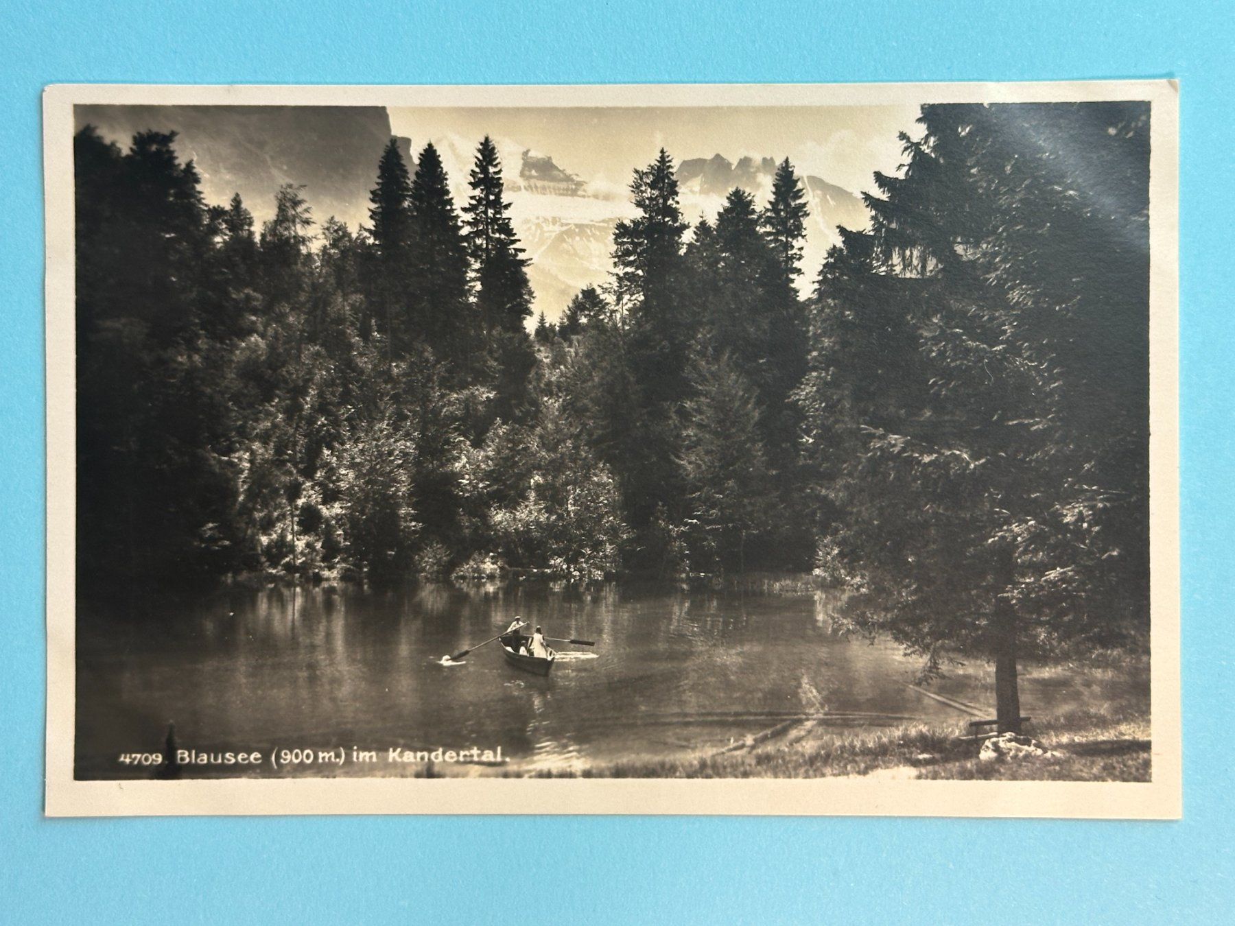 Ansichtskarten: Blausee im Kandertal – Gebraucht aus Steg VS von danwer74
