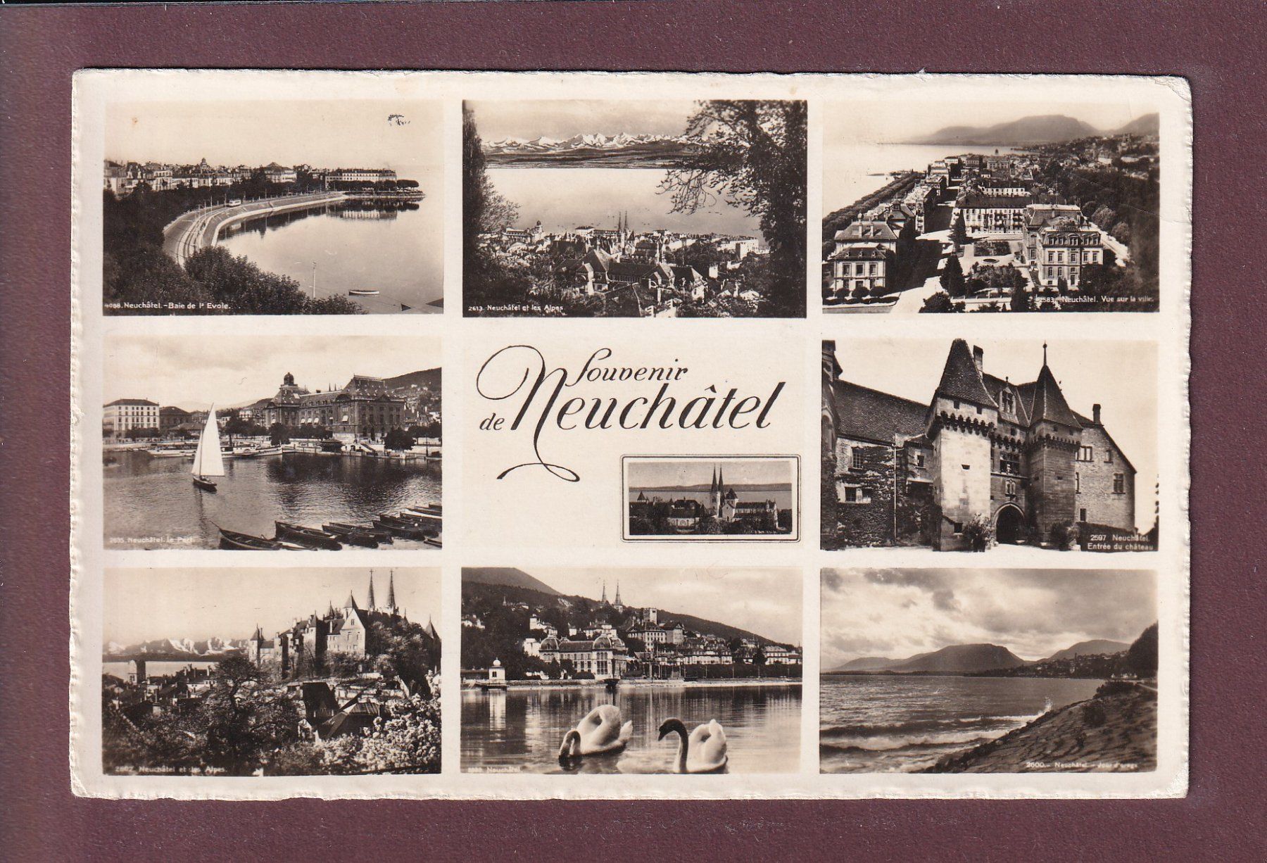 Cartes postales: Souvenir de NEUCHÂTEL - 9 images – D'occasion à Pully par nicecards